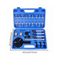 42 Pieces Bearing Removal Tool Kit Anti-Slip Bearing Puller Kit with Carrying Case Versatile Hub Extractor Puller for Mechanics, Workshop