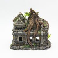 Bpet Resin Aquarium Shrub Castle Hideout Ornament for Fish and Shrimp