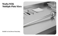 Stainless Steel Sausage Stuffer Tube Long-Lasting for Butcher Shops, Butchers