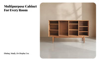 Nordic Nordic configurable unobstructedShelf System Flexible combine-and-match Flexiblestanding Cabinet with Doors adaptable Design Sideboard Sturdy Construction for Decor aficionados, Apartment Dwellers, Book Lovers, Dining Room, Study, Bedroom, Hallway