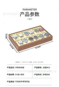 Watch Storage Tray Display Stand for Watches, Bracelets, Jewelry, Counter Display