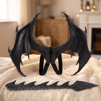 Wing Costume Set with Tail Lightweight Wing Costume Set Comfortable Accessory for School Events