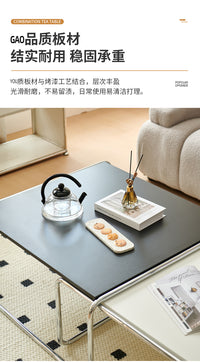 中古包豪斯茶几客厅家用小户型设计师拉齐奥方形咖啡桌组合边几 白色小款
