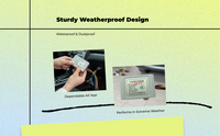 Waterproof car horn, adjustable volume