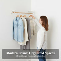 configurable Garment Shelving Corner-Fit Home Organization DIY Assembly Wallaccommodating framework for Homeowners, Cloakroom