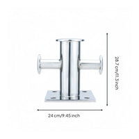 Cross Bollard Integrated Casting Dock Bollard Easy Installation for Marina