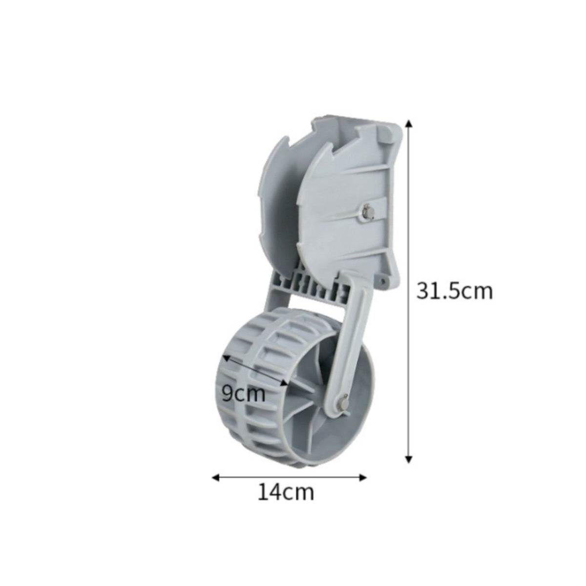 2 Pieces Inflatable Boat Positioning Wheels Portable Boat Positioning Trolley Wheels Foldable Marine Accessories for Dock, Marina