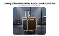 Telescoping Handle Top-Loading Equipment Case Heavy-Duty Construction Portable Tool Chest Long-Lasting Toolbox Large Capacity for Professionals, Technicians, Air Travel, Mobile, Job Site, Workshop