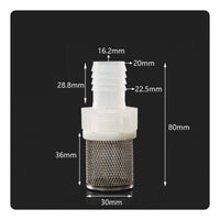 Stainless Steel Mesh Strainer Filters Debris Water Pump Inlet Filter