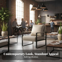 Sectional Upholstered Sofa Utilitarian Aesthetic Commercial Furniture Easy to Clean Upholstery Deep Seat Design