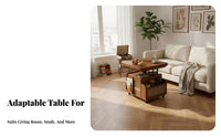 elevatingTop Rolling Coffee Table Multi-Functional elevatingTop Rolling Table Lockable Casters Large Capacity Storage