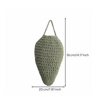 Handmade Fruit Net Bag Breathable Decorative Crochet Storage Pouch Reusable