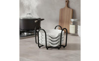 4 Pieces Spoon Rest Set With Storage Rack Tableware Accessory Space Saving