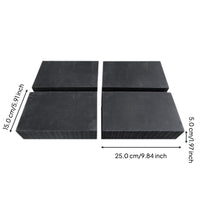 Non-slip rubber jack pad