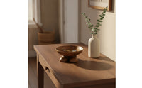 Feet Shaped Bowl Wood-Grain Bowl with Feet Shape Sculptural for Entryway, Living Room, Desk