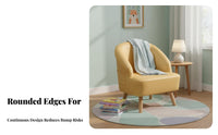 Upholstered child's Armchair Sturdy Construction Toddler Seat Ergonomic Design