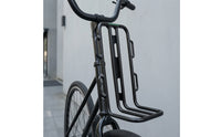 Black Fork Cargo Rack with Straps Rigid Front Rack with Adjustable Straps Sturdy Stable for Bikepackers