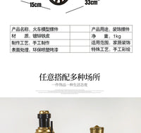 北欧风格老式蒸汽火车头手工模型装饰摆件金属工艺品影视道具饰品