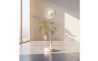 Telescoping Folding Standing Fan Portable Telescopic Fan Rechargeable USB-C for Students, Bedroom