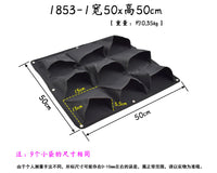 1853花盆挂壁包阳台植物盆栽绿化造景墙物品置物收纳袋定制订做