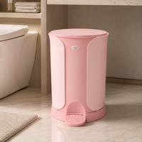 Yamazaki Slim Trash Can 45L Pedal Type With Lid For Kitchen Living Room Bedroom