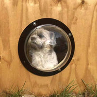 Pet window宠物窗猫狗专用围栏窗户宠物猫门透明半圆亚克力围栏窗