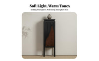 Imperfect aesthetic appeal Design Multi-Tier Asymmetrical Stand New Chinese design Display Shelf Artistic framework Indoor Furnishing Minimalist visual appeal for tea Ceremony aficionados, Apartment Dwellers, Entryway, Living Room, Office, Bedroom