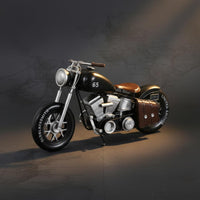 Metal Motorcycle Model European Vintage Motorcycle Model Handmade Iron Motorbike Decor