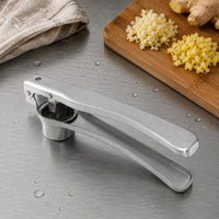 Stainless Steel Garlic Press Rust-Proof Cooking Utensil Easy Clean