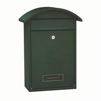 Metal Mailbox Decorative Outdoor Mail Box Powder-Coat Finish Wall Mailbox for Garden