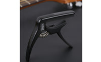 Spring-Loaded Capo with Pin Puller Metal Guitar Capo Portable Accessory Lightweight for Stage, Rehearsal