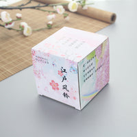 Japanese Style Cherry Blossom Glass Wind Chime Handmade Gift Ornament