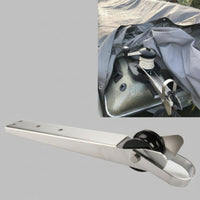 Stainless Steel Anchor Roller Bracket Flat Arm Marine Straightforward Installation