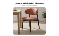 Yspine Chair Nordic Design Dining Room Seat Italian Aesthetic Easy Assembly for Homeowners, Adults, Hotel, Home Office