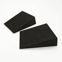 Firm Heel-Elevated Squat Wedge Foam Squat Wedges Dense Calf Stretch Blocks Lightweight for Athletes, Runners
