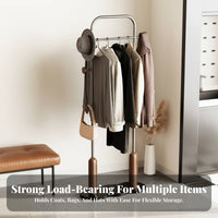 Standal Entire Standing Valet Stand Minimalist Design Clothing Rack Large