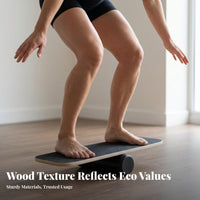 Wooden Balance Board Fitness Equipment Non-Slip Rounded Corners