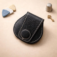 Leather Chalk Bag Contrast Stitching Sport Gear Long-Lasting