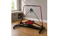 Indoor Ski Simulator Wheeled Carriage Ski Motion Curved Rails Fitness Simulator