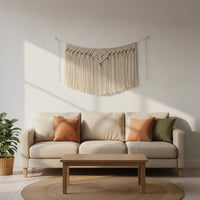 Tassel Wall Hanging Decorative Fringe Boho Tapestry Bohemian Design