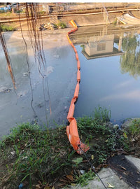 海面油污水面生态拦截PVC围油栏固体浮子式围隔杂草拦污屏拦油带