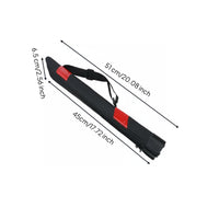 Multi-Functional Fishing Rod Bag Large Capacity Stream Rod Bag Water Fishing Pole Carrier Wear-Resistant for Outdoor, Travel