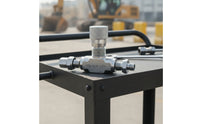 Industrial Hydraulic Rate Control Valve Threaded Inline Rate Control Valve Manual Hardware Compact for Machinery Technicians