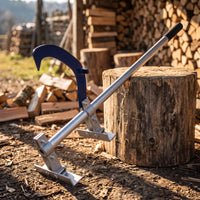 Log Rolling Tool Hand-Operated Cant Hook Heavy Duty Log Turning Tool with Storage Pouch for Loggers, Logging, Yard Work