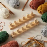 Chunky Blanket Looms Beginner Friendly Wooden Peg Looms Easy Assembly Blanket Weaving Frame for Beginners