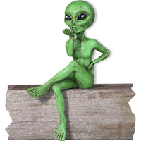 RESIN Statue树脂外星人UFO户外侏儒花园雕像摆件装饰
