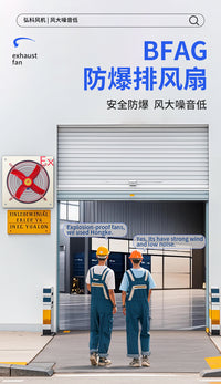 BFAG工业大功率强力防爆轴流风机380V隔爆风扇燃气排风换气扇220V