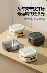 Electric Lunch Box with 304 Stainless Steel Inner Liner, 75W, USB Powered