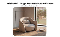 Sofa and Armchair Set Modern Design Commercial Furniture Minimalist Design Easy to Clean for Office Workers, Guests