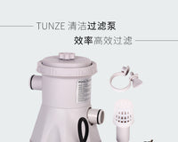美规欧规游泳池电动过滤泵大水池滤水器家用清洁器拆卸滤芯循环泵